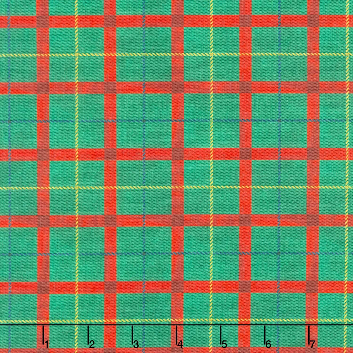 Winter Wonder - Festive Plaid Green Yardage