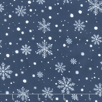 Winter Wonder - Snowflakes Navy Yardage