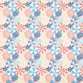 Villa Sol - Parasol Salmon Yardage