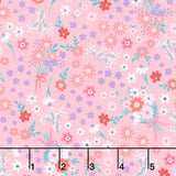 Twirling Tutus - Ballet Bouquets Pink Yardage