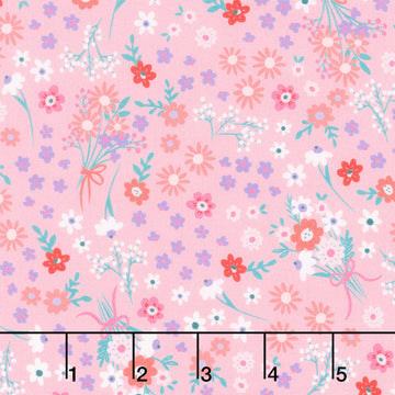 Twirling Tutus - Ballet Bouquets Pink Yardage