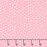 Twirling Tutus - Tiny Hearts Pink Yardage