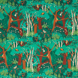 Heather Ross Favorites - Climbing Trees Jade Yardage