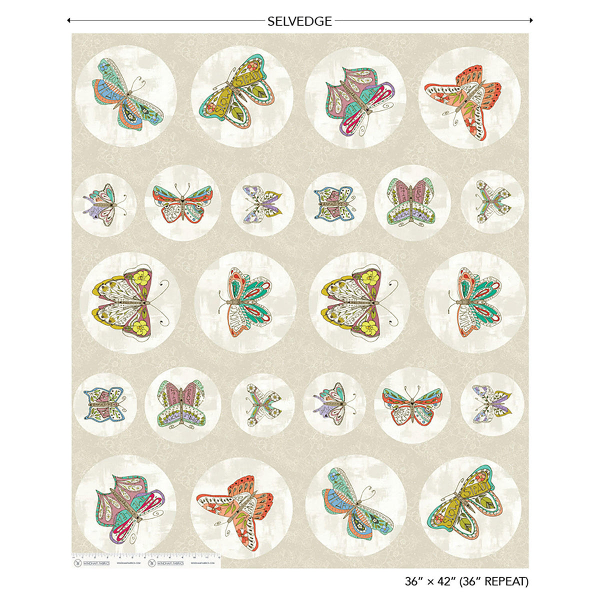 Sway by Kori - Daydreams & Glimmers Light Grey Panel