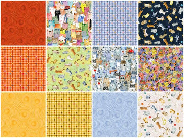 Cats Around Town Fat Quarter Bundle