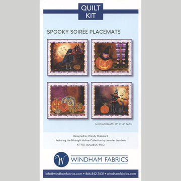 Spooky Soiree Midnight Hollow Placemats Kit