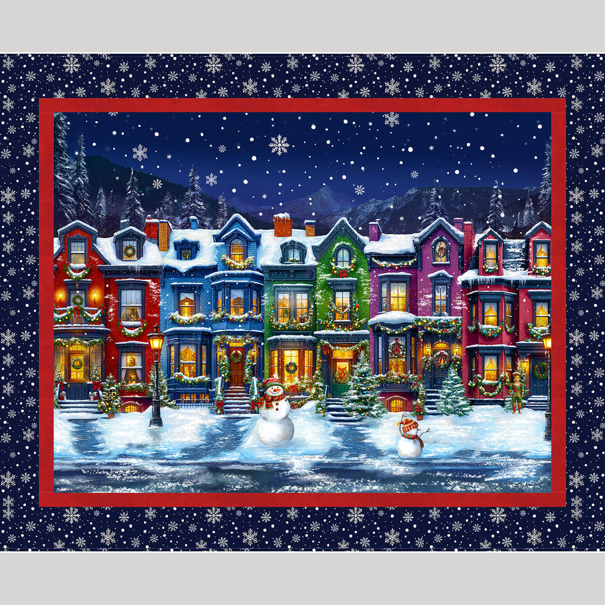 Winter Town Quilt Kit