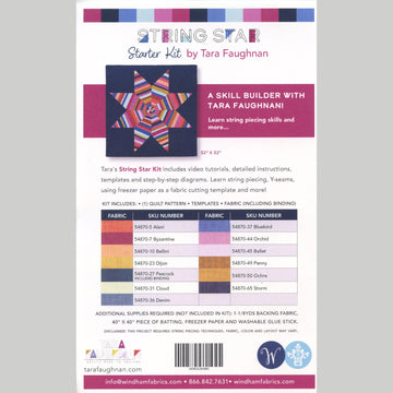 String Star Skill Builder Quilt Kit