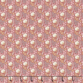 Sanctuary - Cottonfield Maroon Yardage Primary Image