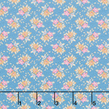 Creating Memories - Summer - Frida Blue Yardage Primary Image