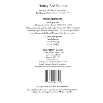 Honey Bee Blooms Quilt Pattern Alternative View #1