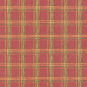 Star Of Wonder, Star Of Light - Plaid Red Yardage Primary Image