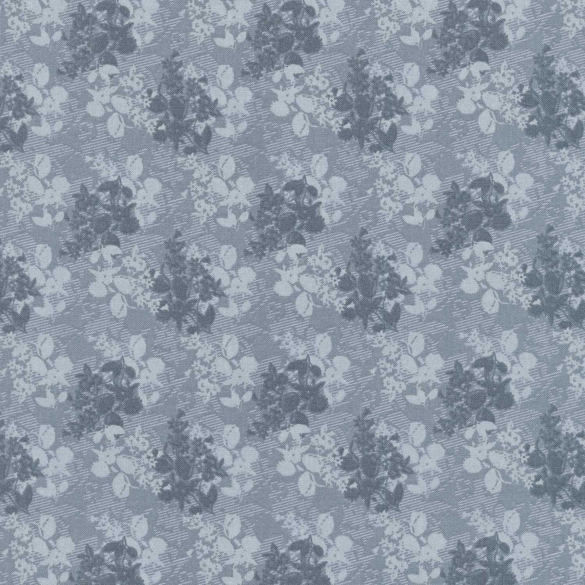 Florets - Slate 108" Wide Backing Yardage Primary Image