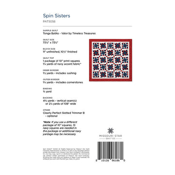 Spin Sisters Quilt Pattern by Missouri Star Alternative View #1