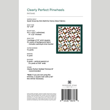 Clearly Perfect Pinwheels by Missouri Star Alternative View #1
