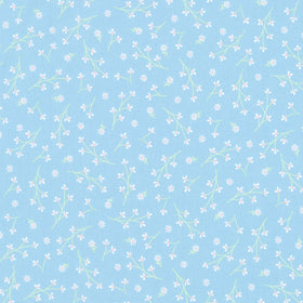 Kimberbell Basics - Pretty Petals Blue Yardage Primary Image