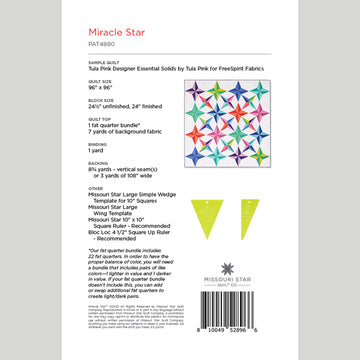 Digital Download - Miracle Star Quilt Pattern by Missouri Star Alternative View #1