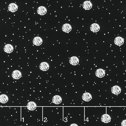White as Snow - Snowball Toss Black Yardage