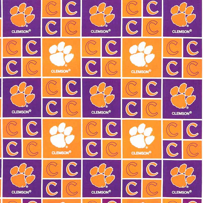 College - Clemson University Allover Yardage Primary Image