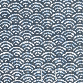 Shibori Blues - Waves Navy Yardage Primary Image