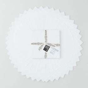 Solitaire Whites - Ultra White - Charm Pack Primary Image