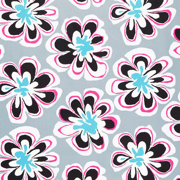 Kaffe Fassett Collective - February 2023 - Funky Floral Grey Yardage Primary Image