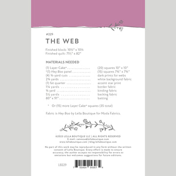 Digital Download - The Web Quilt Pattern Alternative View #1