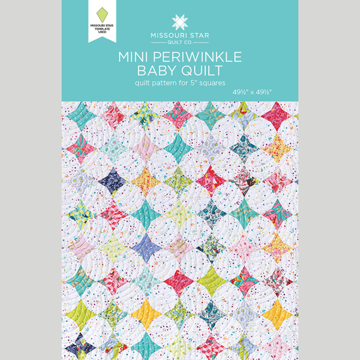 Mini Periwinkle Baby Quilt Pattern by Missouri Star Primary Image
