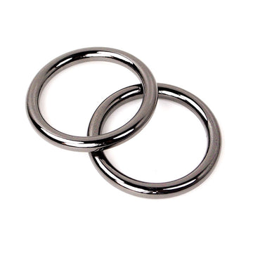 Sallie Tomato 1-1/2" O-Rings - Gunmetal Primary Image