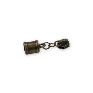 Sallie Tomato Tassel Cap Zipper Pulls - Set of Four Antique Primary Image