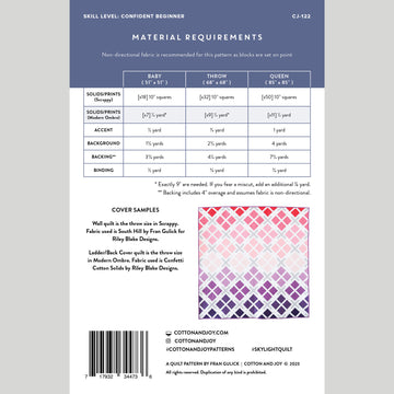 Digital Download - Skylight Quilt Pattern Alternative View #2