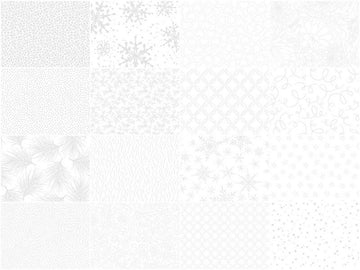 Solitaire Whites - Ultra White - Charm Pack Alternative View #2