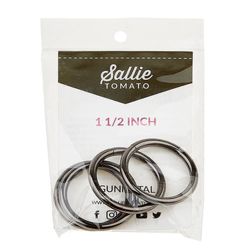 Sallie Tomato 1-1/2" O-Rings - Gunmetal Alternative View #1