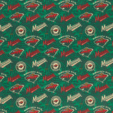 NHL - Minnesota Wild Tone on Tone Green Yardage Primary Image