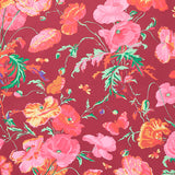 Kaffe Collective - August 2022 - Warm ColorwayMeadow Red Yardage Primary Image