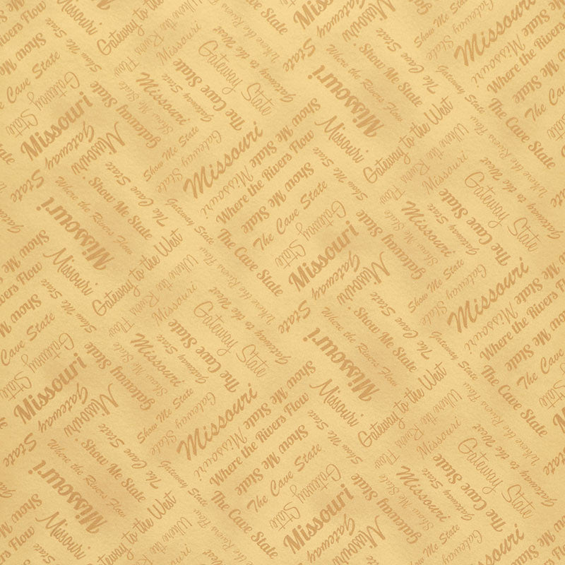 Missouri Shop Hop 2022 - Text Hop Gold Yardage do not publish till Sept 1 Primary Image