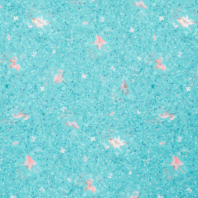 Unicorn Meadow - Floral Blue Yardage Primary Image