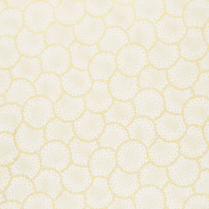 Autumn Fields - Sunflower Natural Metallic Yardage