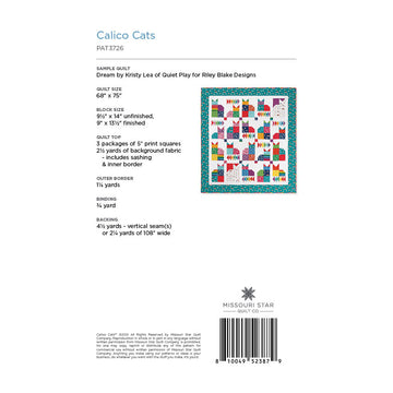 Calico Cats Quilt Pattern by Missouri Star Alternative View #1
