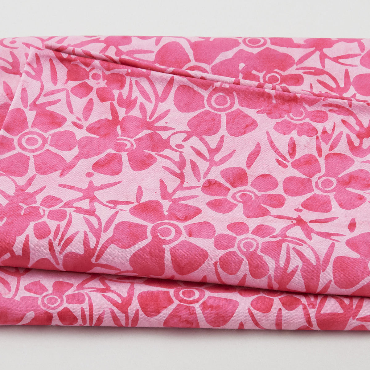 Wildflower Batiks - Wild Flower-Pink Raspberry 2 Yard Cut Primary Image