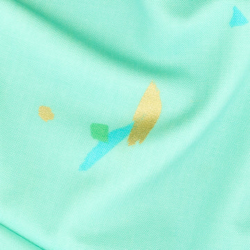 Brushy - Specks Aquamarine Metallic Yardage Alternative View #1