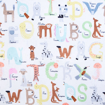 Cuddle® Prints - Easy as ABC Multi Digitally Printed Yardage Primary Image