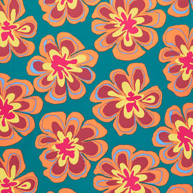 Kaffe Fassett Collective - February 2023 - Darker ColorwayFunky Floral Forest Yardage Primary Image