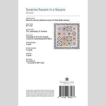 Surprise Square in a Square Quilt Pattern by Missouri Star Alternative View #1