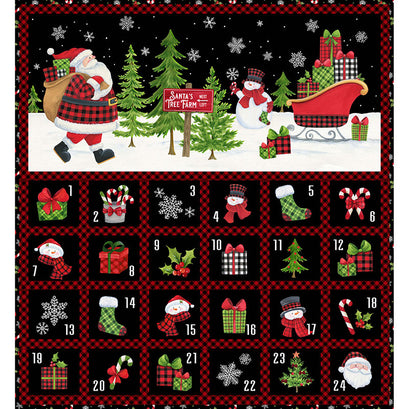 Santa's Tree Farm Advent Calendar Kit