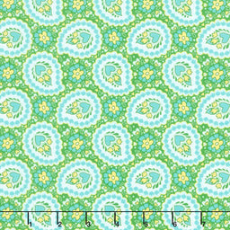 Sunflowers in my Heart - Provence Shamrock Yardage Primary Image