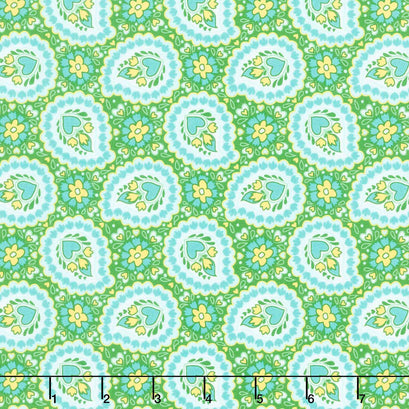 Sunflowers in my Heart - Provence Shamrock Yardage