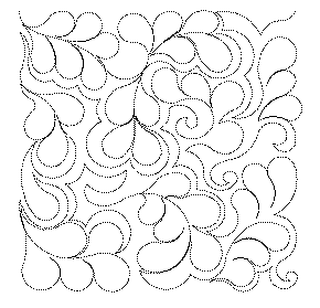 Debs Feathers Free Machine Quilting Pattern-Missouri Star Quilt Company