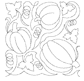 Pumpkins Free Machine Quilting Pattern-Missouri Star Quilt Company