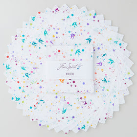 Tula Pink's True Colors - Fairy Dust White Charm Pack Primary Image